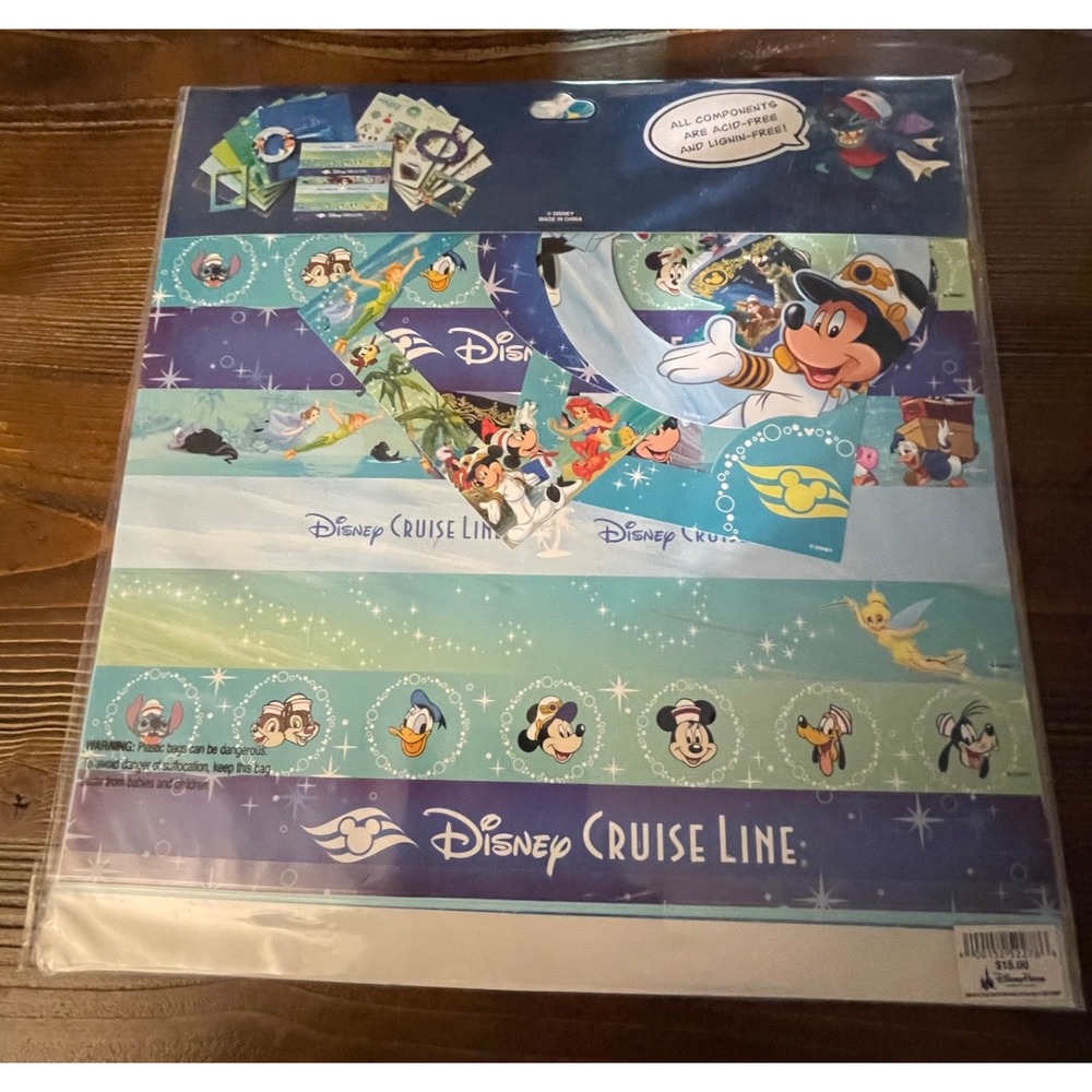 Disney Cruise Line DCL Scrapbooking Kits 12x12 Lot Of 3 2007, 2008, 2011 - Picture 5 of 7